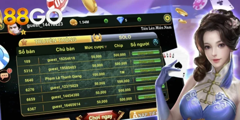 Game Bài Tiến Lên 88go - Trò Chơi Mang Lại Lợi Nhuận Cao 4 Gợi ý các phiên bản game bài tiến lên 88go